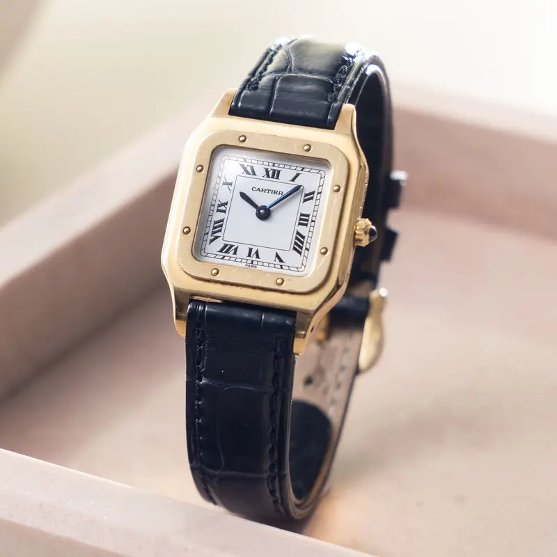 Cartier Santos Dumont Ultra Thin ref. 96053 Paris Dial