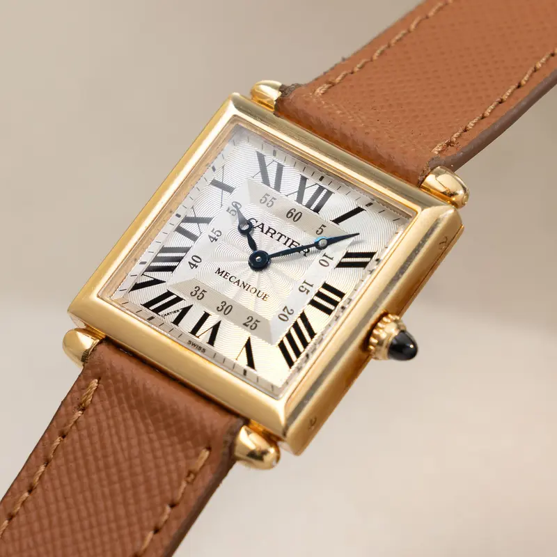 Cartier Tank Obus CPCP in 18 k yellow gold ref 2380
