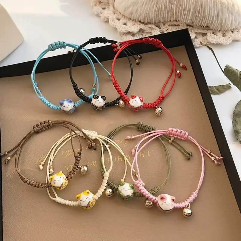 Cat Bead Friendship Bracelet
