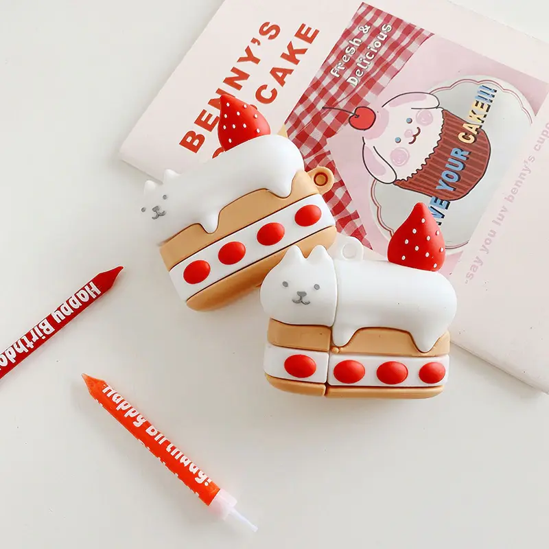 Cat Cake Airpod Case Cover