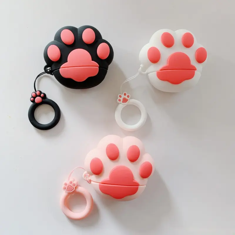 Cat Paw Airpod Case Cover (3 Colours)