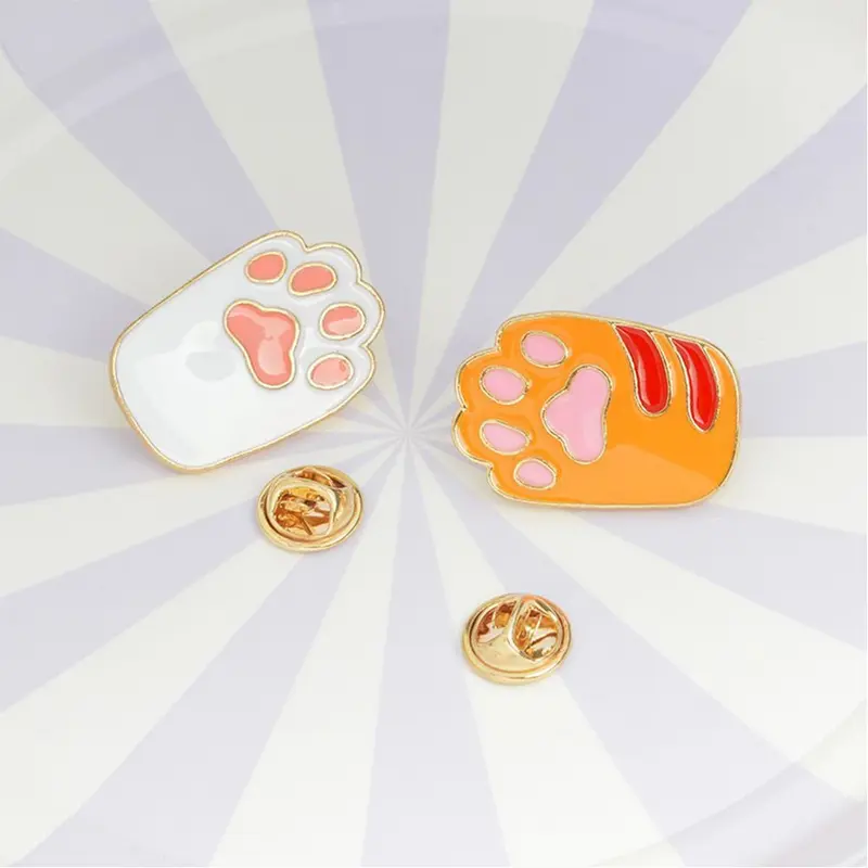 Cat Paw Enamel Pin (2 Designs)