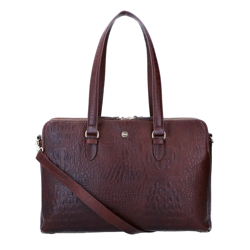CHARLOTTE13.3 Croco - Brown