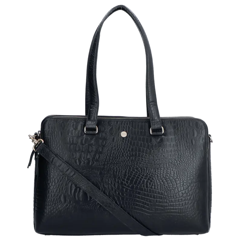 CHARLOTTE15.6 Croco - Black