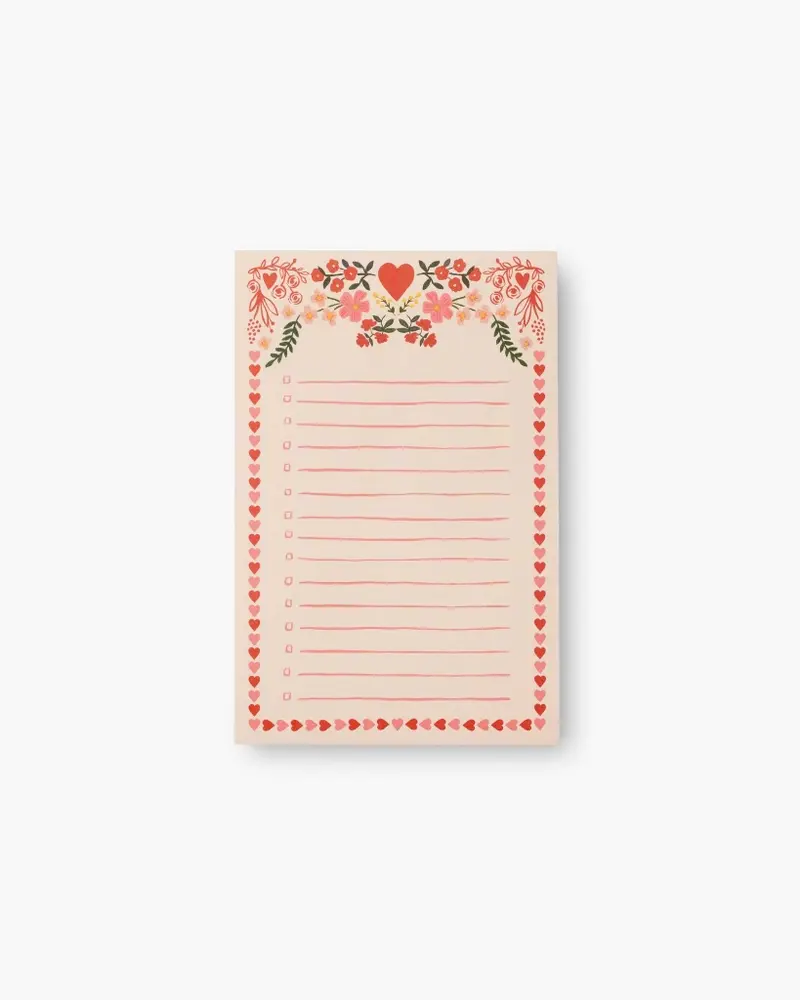 Checklist Notepad - Juliet