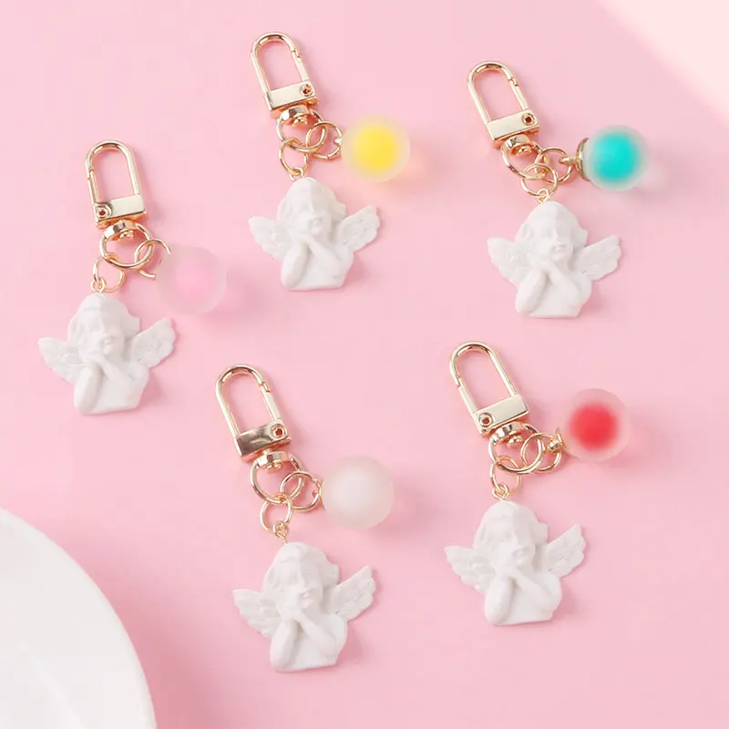 Cherub Pearl Keychain (5 Colours)