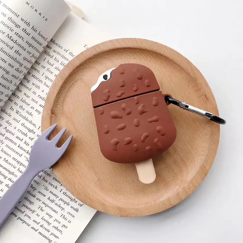Chocolate Almond Ice Cream Airpod Case Cover