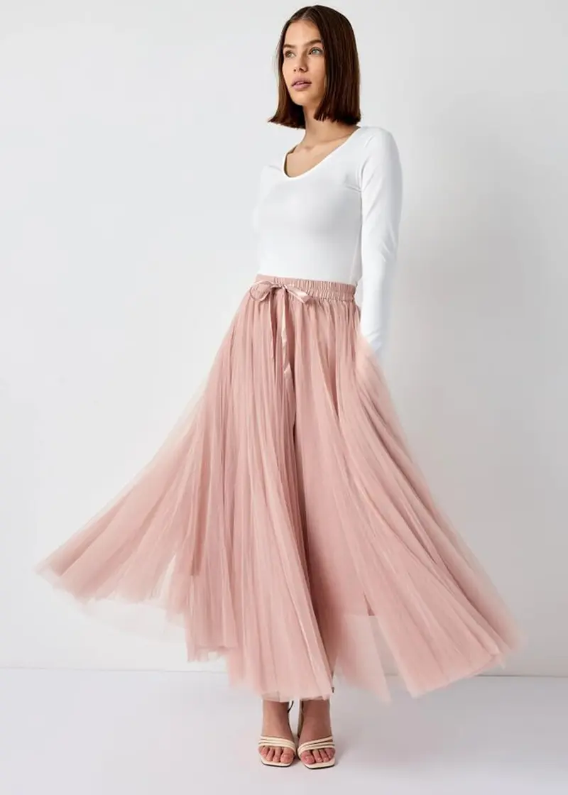 Choklate Paris Amore Tulle Skirt Dusty Pink