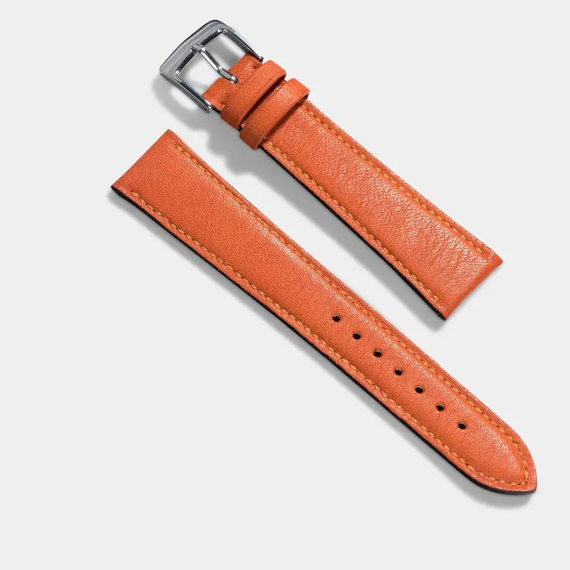 City Pumpkin Leder Uhrenarmband