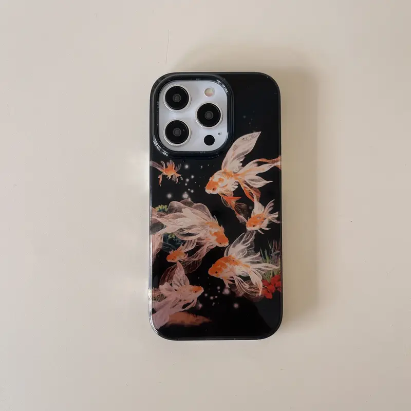 Classy Goldfish iPhone Case