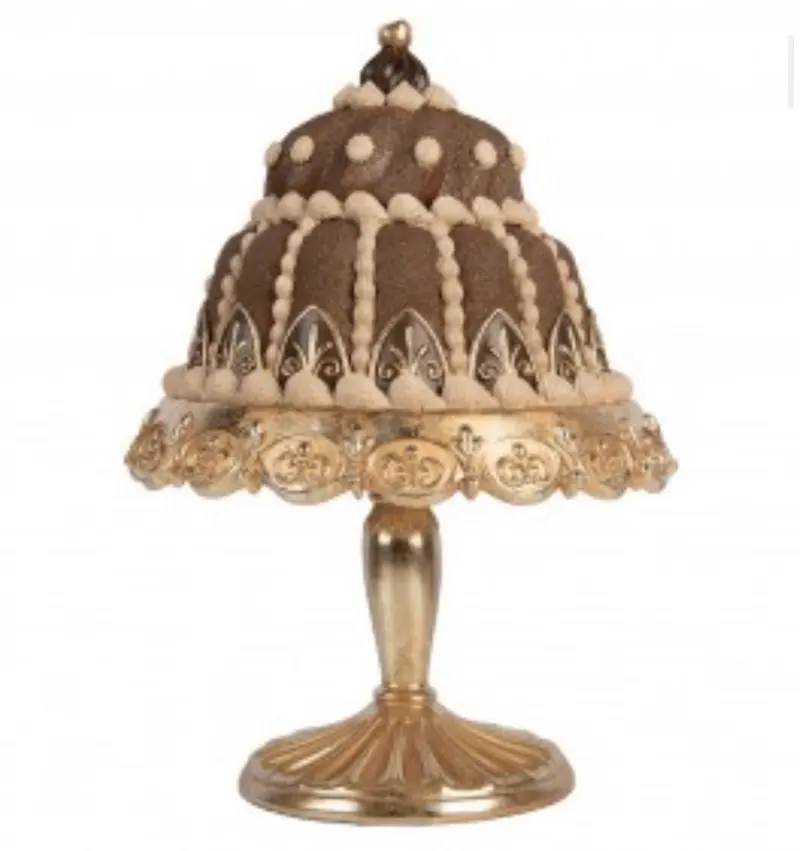 Clayre & Eef Kerst Decoratietaart Bruin/Goud – Diverse Modellen