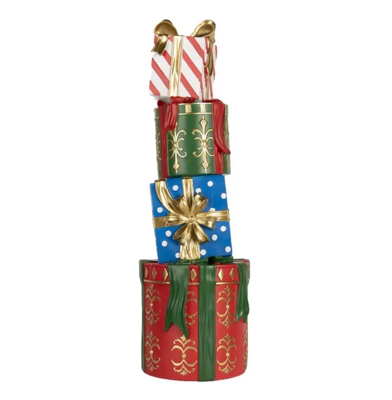 Clayre & Eef Kerstdecoratie Cadeautjes met Strik – 71 cm