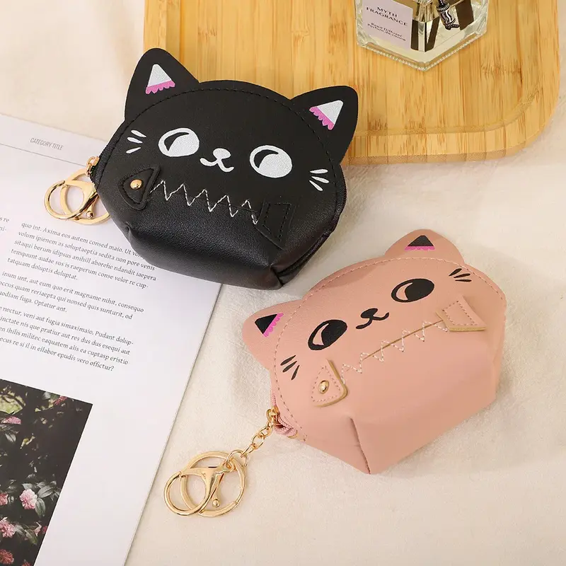 Clip On Kitty Cat Coin Purse (2 Designs)