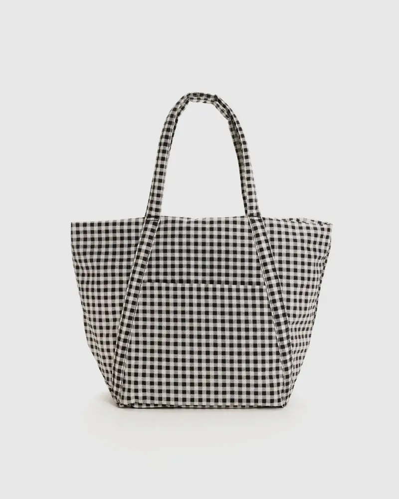Cloud Bag - Black & White Gingham