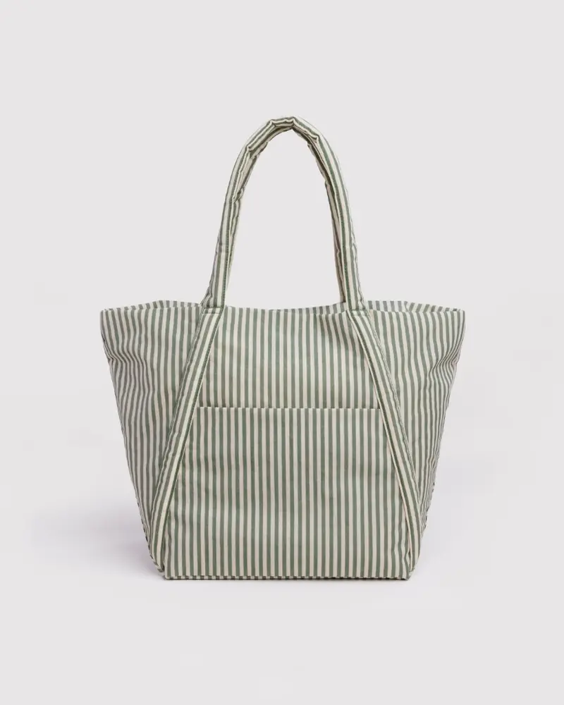 Cloud Bag - Sage Stripe