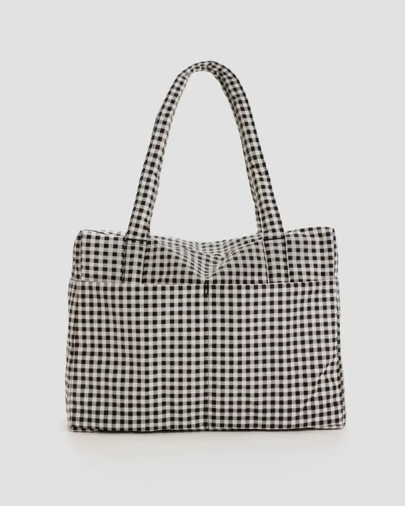 Cloud Carry-On Bag - Black & White Gingham