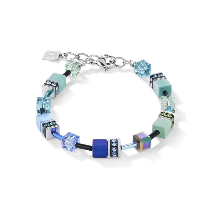 Coeur de Lion GeoCUBE® Bracelet blue-green