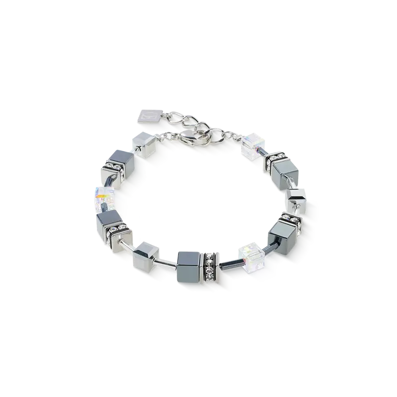 Coeur de Lion GeoCUBE® bracelet platinum