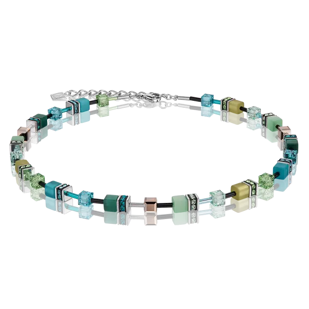 Coeur de Lion Geocube Ketting green