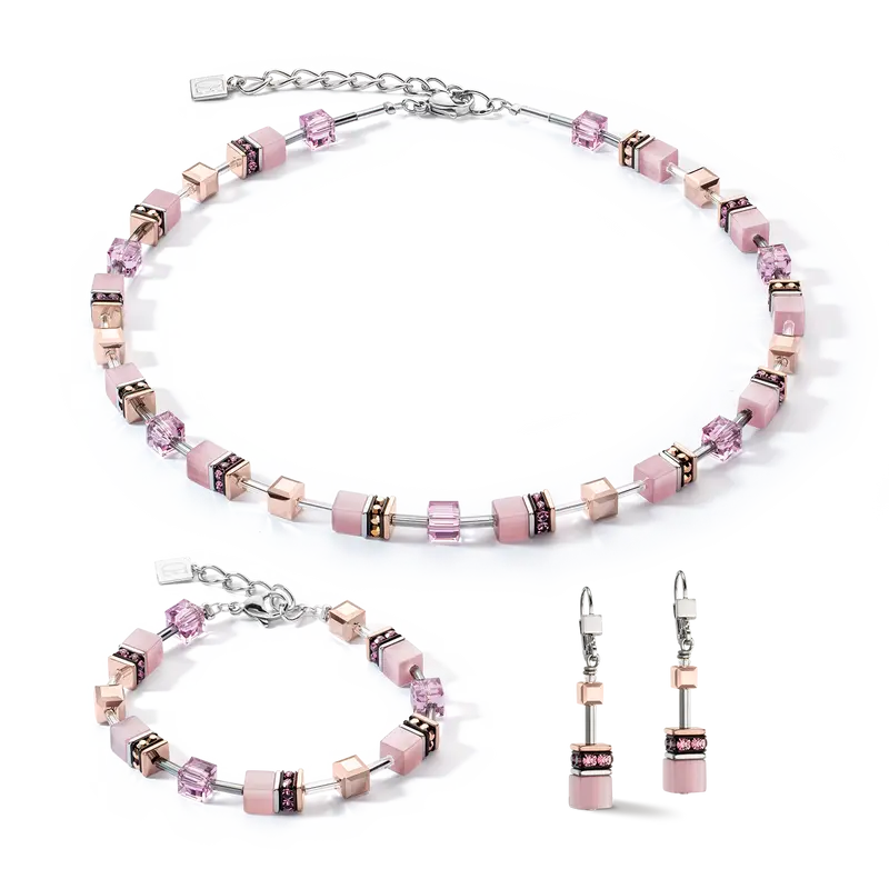 Coeur de Lion Geocube Ketting Iconic Monochrome paars