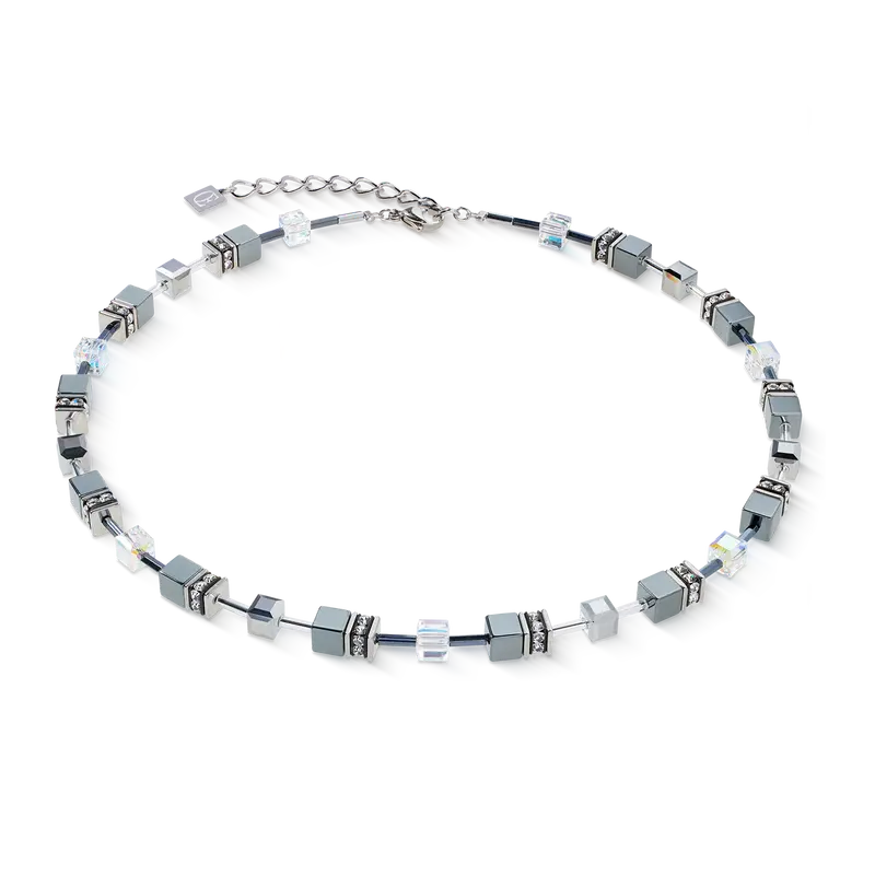 Coeur de Lion GeoCUBE® necklace platinum
