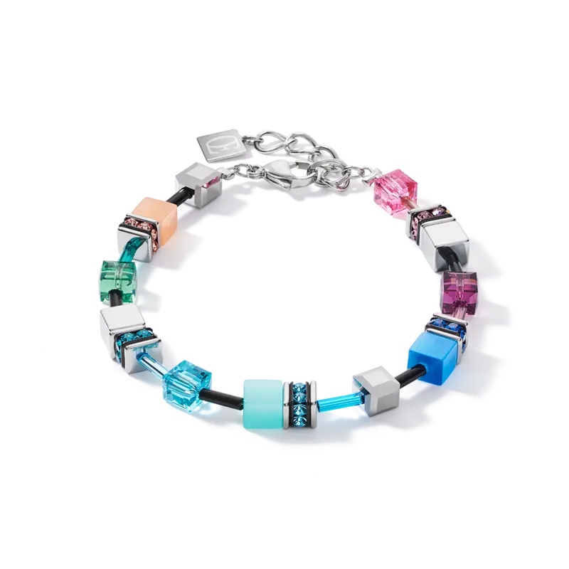Coeur de Lion sieraad Geocube Armband multicolour fresh vintage