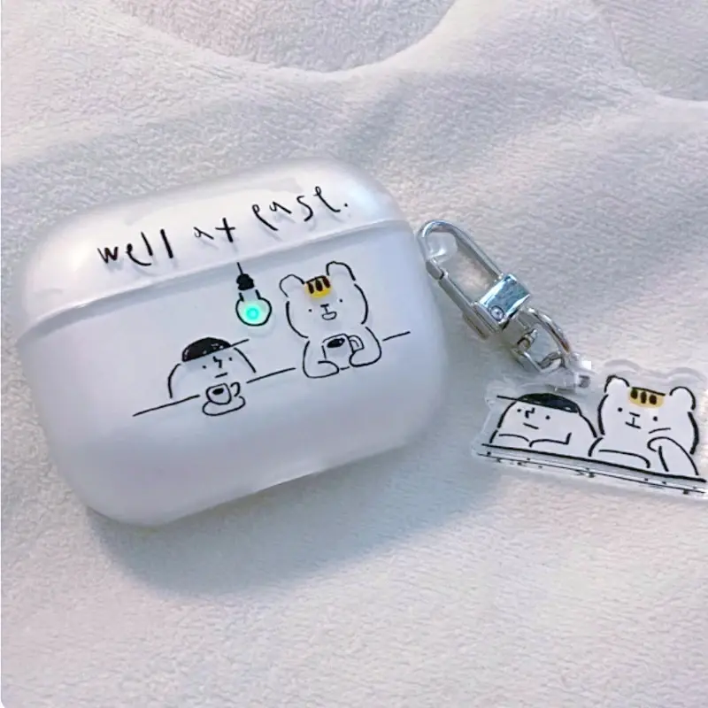 Coffee Bear AirPods Charger Case Cover