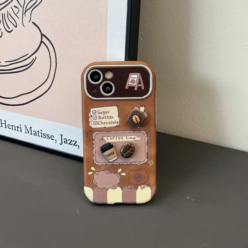 Coffee Shop Charm iPhone Case