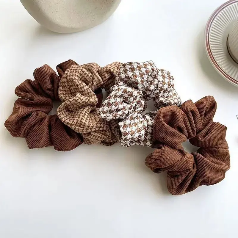 Coffee Time Hair Scrunchie Set