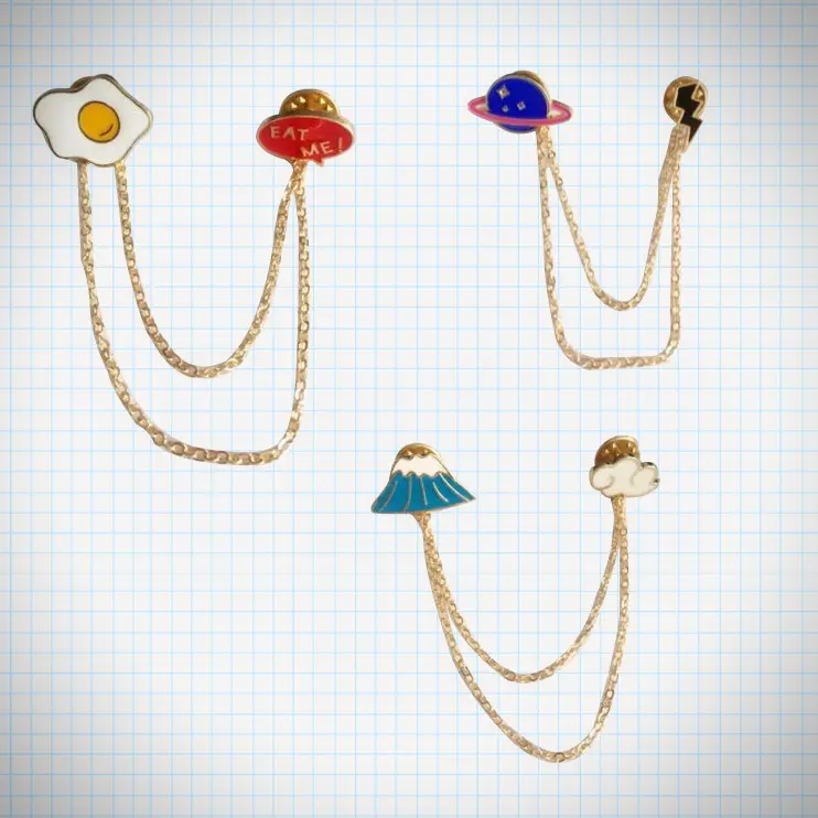 Collar Chain Pin Sets