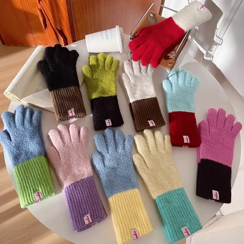 Colourblock Gloves
