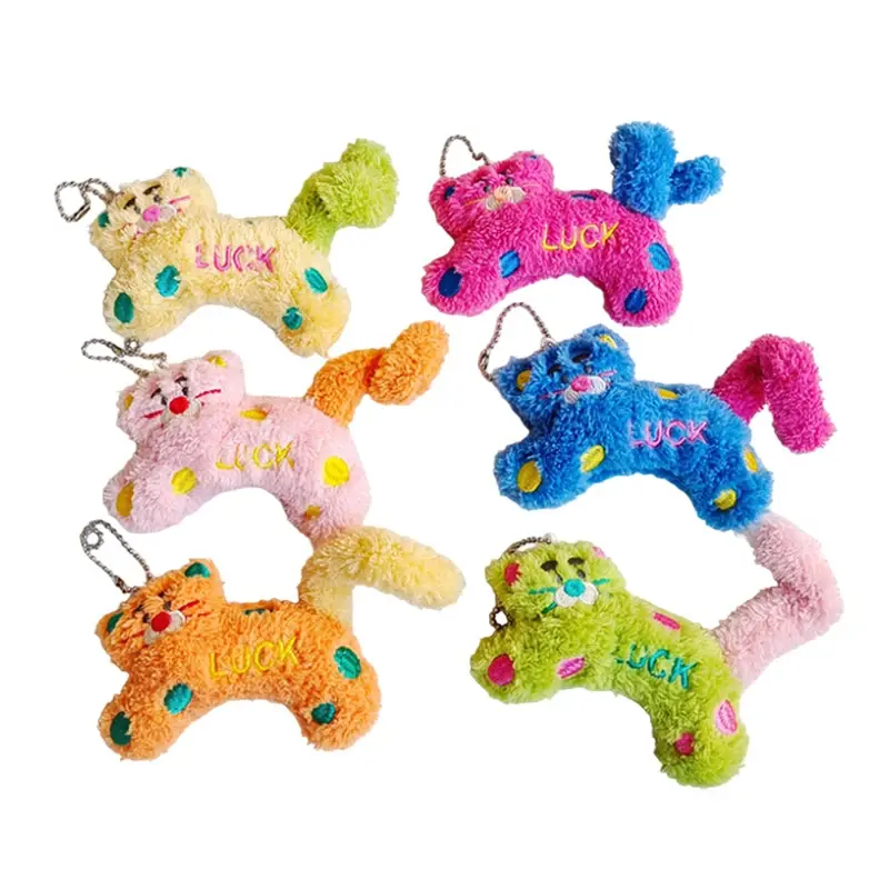 Colourful Lucky Cat Clip On Character (6 Colours)
