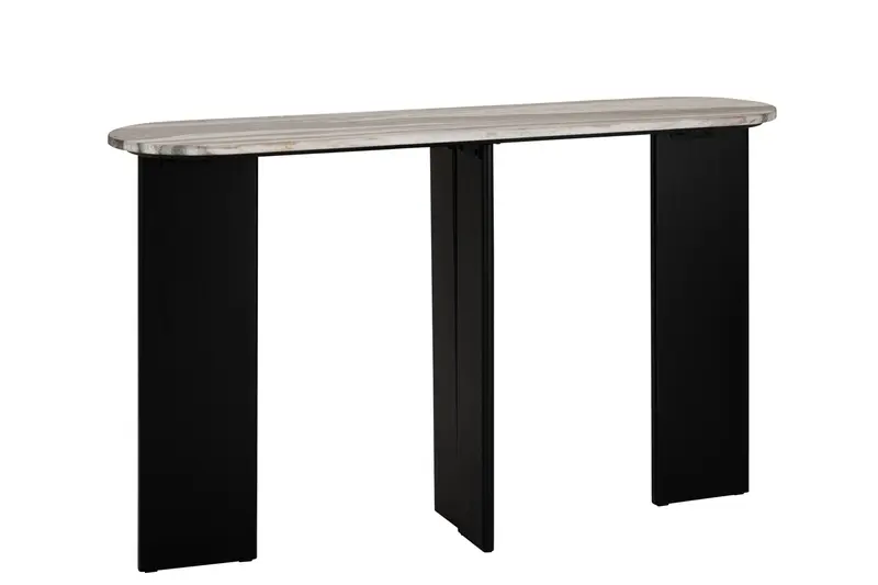 Console Mathilde Marmer Zwart/Grijs J-Line
