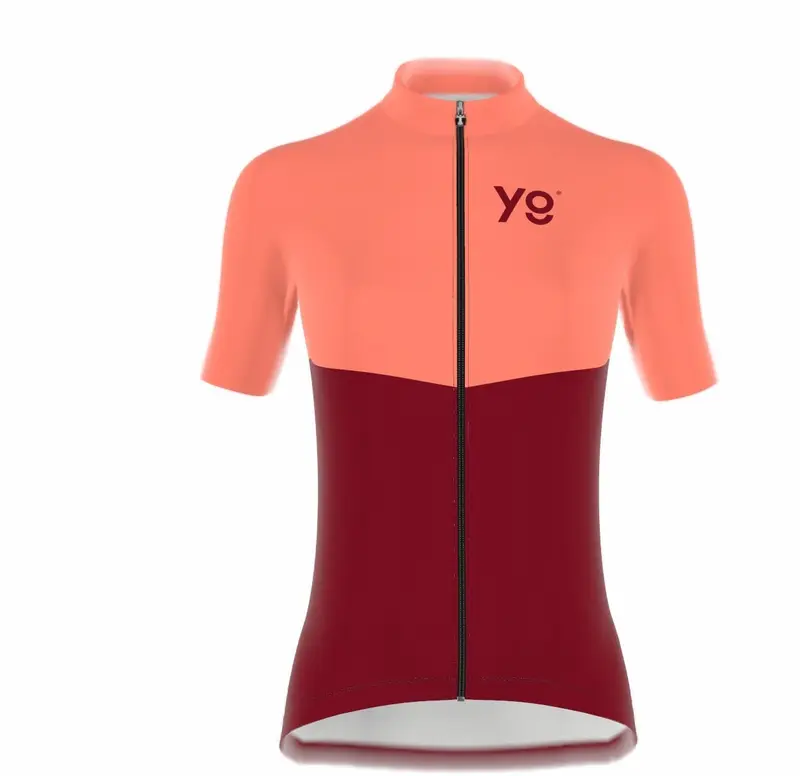 Coral Red Cycling Jersey