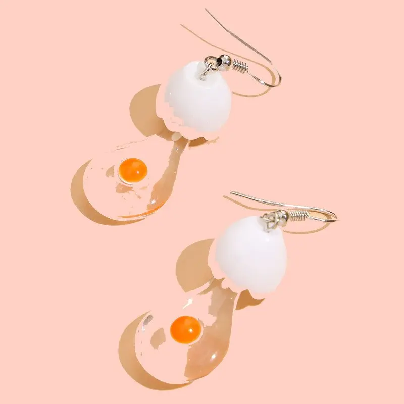 Cracked Egg Earrings