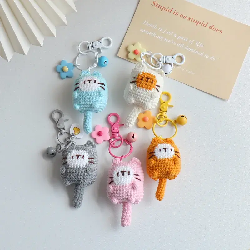 Crochet Kittens Keychain (5 Designs)