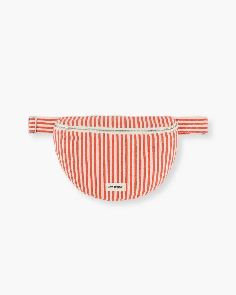 Custine XL Waist Bag - Rayé Blanc Rouge [PRE ORDER]