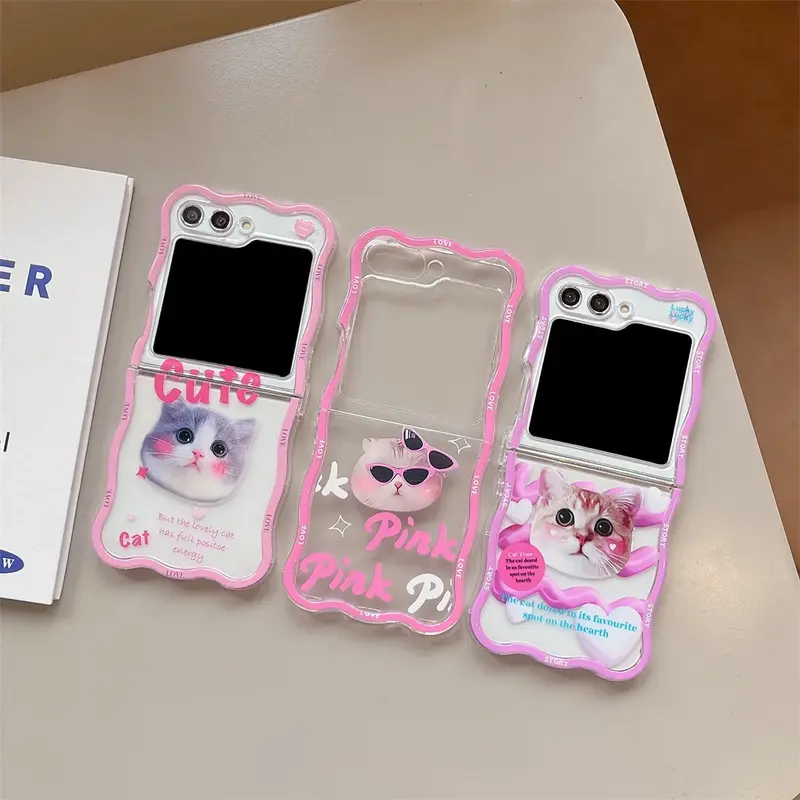 Cutie Cats Galaxy Z Flip Phone Case (3 Designs)
