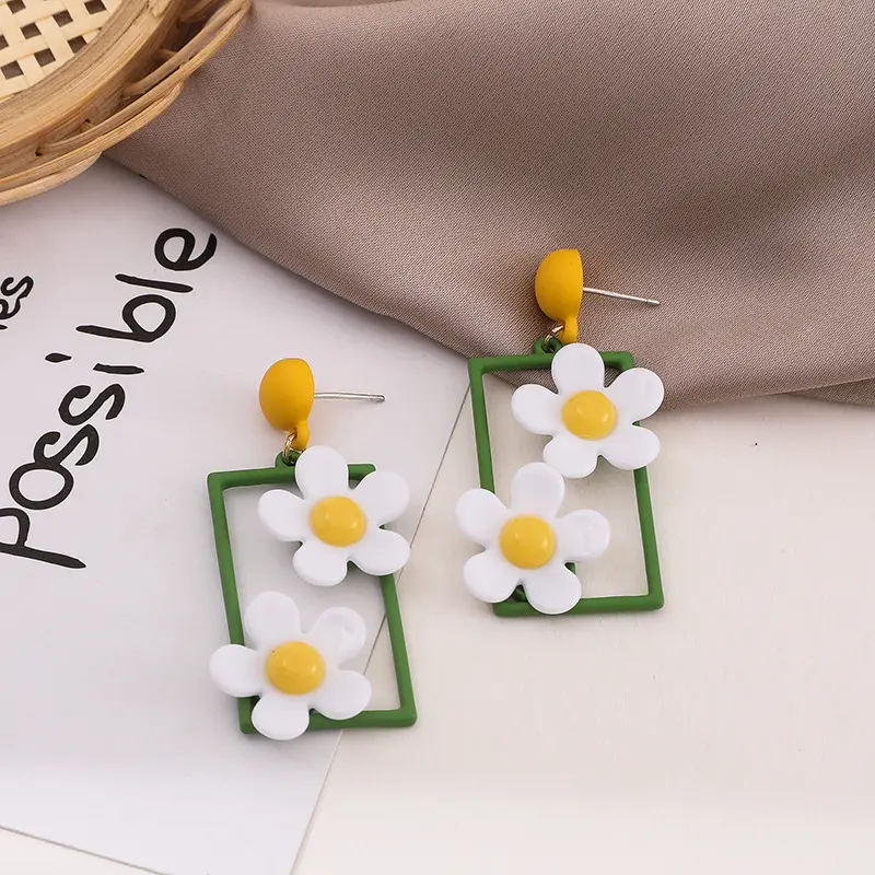 Daisy Frame Earrings