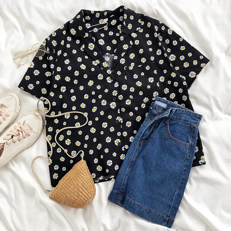 Daisy Print Blouse
