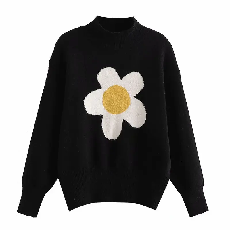 Daisy Turtleneck Jumper