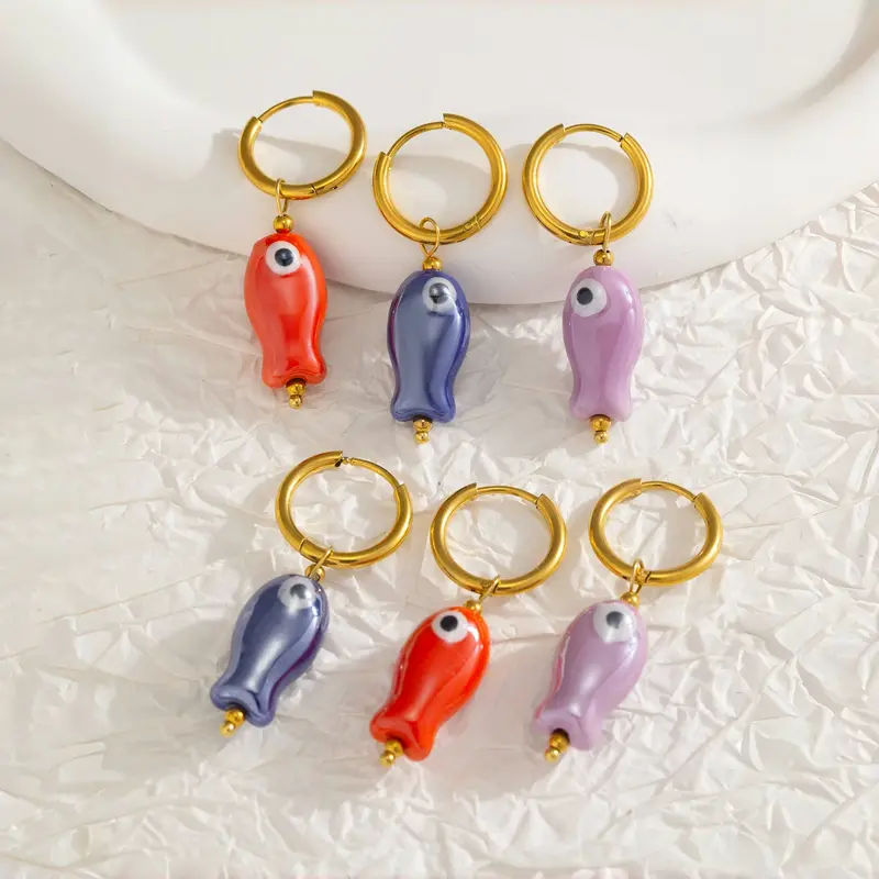 Dangly Fish Earrings