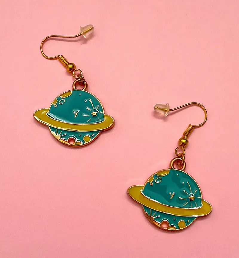 Dangly Planet Earrings