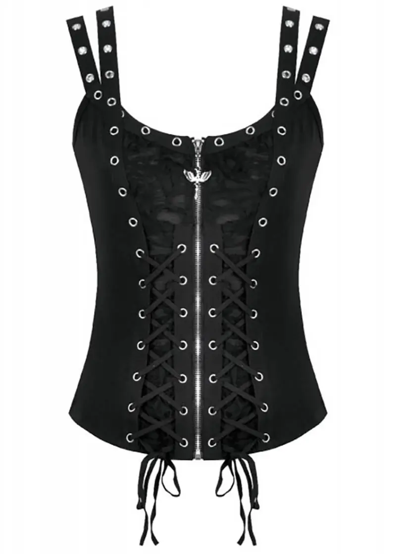 Dark In Love Evil Top Black