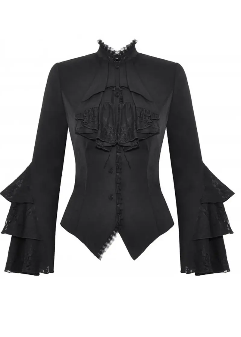 Dark In Love Penny Blouse Black