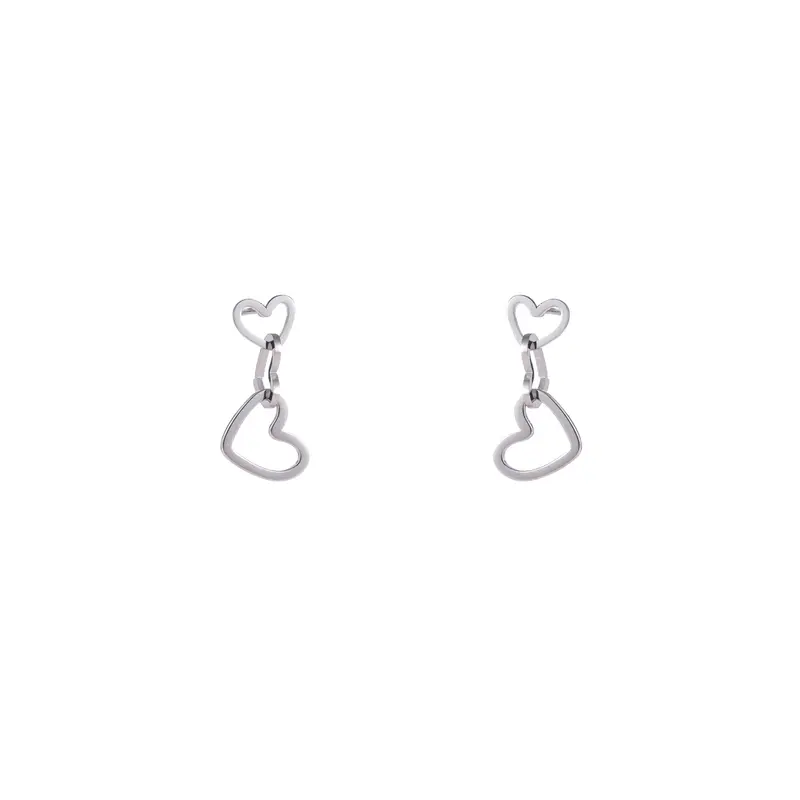 Day&Eve by Go Dutch Label Oorknoppen 3 Hartjes Linked