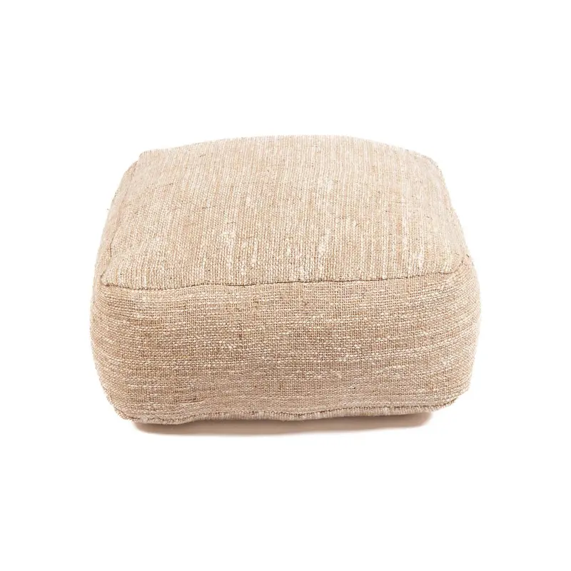 De Comfy Poef Beige Bazar Bizar