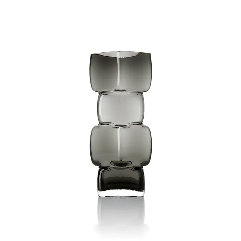 De Cubes Vaas – Donkergrijs – L