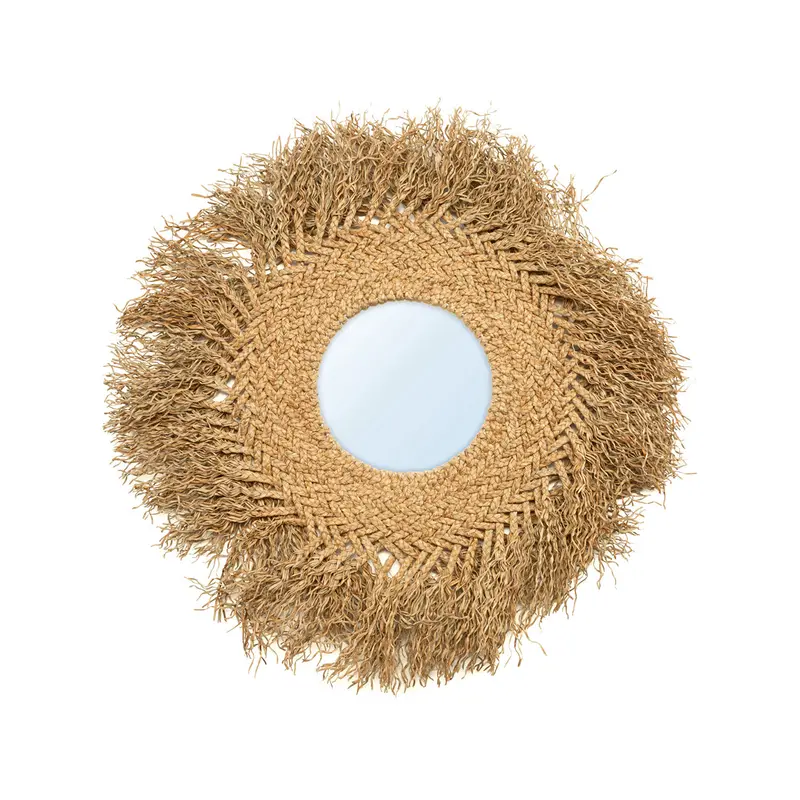 De Early Monday Spiegel - Naturel 75x75cm