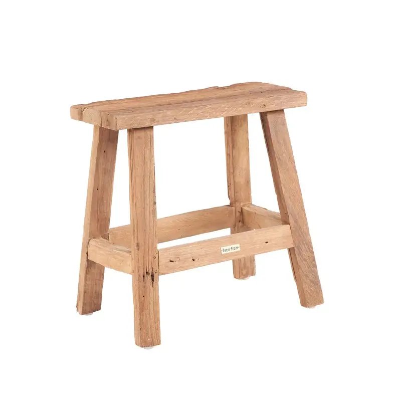 De Fab Rustic Kruk - Naturel Bazar Bizar